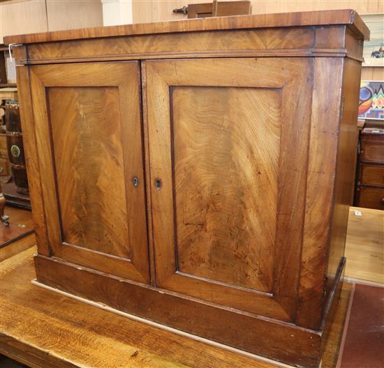 A small Victorian mahogany sideboard W.110cm
